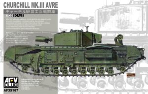 AFV Club PKAF35167 British Army Churchill Mk III AVRE Heavy Tank - 1:35 Scale