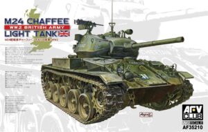 AFV Club PKAF35210 British Army M24 Chaffee WWII Light Tank - 1:35 Scale