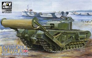 AFV Club PKAF35285 British Army Churchill Mk IV TLC Carpet Layer Type A - 1:35 Scale