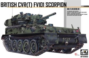 AFV Club PKAF35S02 British Army CVR(T) FV101 Scorpion Light Tank - 1:35 Scale
