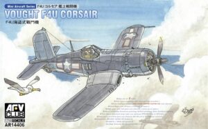 AFV Club PKAR14406 F4U-1/1A/1C/1D (x2) Fighter Aircraft - 1:144 Scale