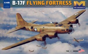 HK Models PKHK01F002 USAAF B-17F Flying Fortress 'Memphis Belle' Bomber Aircraft - 1:48 Scale