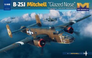 HK Models PKHK01F008 USAAF B-25J Mitchell 'Glazed Nose' Bomber Aircraft - 1:48 Scale