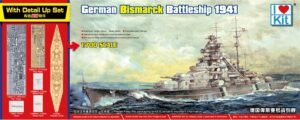 I Love Kit PKLK65701 German Navy Bismarck Battleship - 1:700 Scale