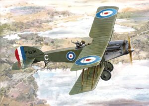 Roden PKROD043 British Royal Air Force Bristol F2B WWII Fighter Aircraft - 1:72 Scale