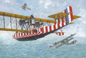 Roden PKROD047 British Royal Air Force Felixstowe F.2A Flying Boat Aircraft - 1:72 Scale