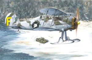 Roden PKROD401 Gloster Gladiator Mk.II Fighter Aircraft - 1:48 Scale