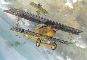 Roden PKROD417 German Air Force Fokker D.VIIF (Late) Fighter Aircraft - 1:48 Scale