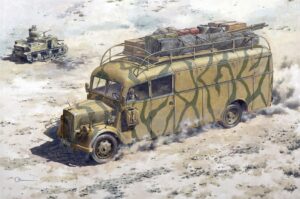 Roden PKROD723 German Army Opel Blitz 3.6-47 Mobile Command Vehicle - 1:72 Scale