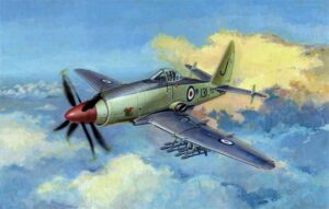 Trumpeter PKTM02843 British Royal Navy Westland Wyvern S-4 Early Strike Aircraft - 1:48 Scale