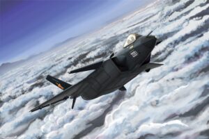 Trumpeter PKTM03923 Chinese Air Force J-20 Mighty Dragon Fighter Aircraft - 1:144 Scale