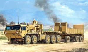 I Love Kit PKLK63564 US Army M1074 HEMTT Self-Loading Transport System with M1076 Trailer - 1:35 Scale
