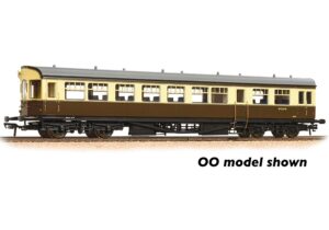 Graham Farish 374-614 GWR Hawksworth Auto-Trailer BR (WR) Chocolate & Cream - N Gauge
