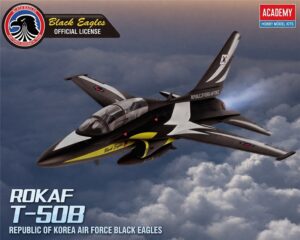 Academy PKAY12555 ROKAF T-50B Black Eagles MCP Snap Fit - 1:72 Scale