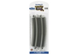 Bachmann USA 44519 26Rad Curved Track (5/Card) - HO Gauge