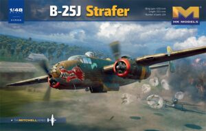 HK Models PKHK01F009 USAAF B-25J Mitchell 'Strafer' Bomber Aircraft - 1:48 Scale