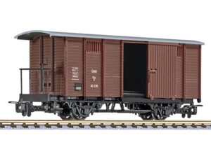 Liliput L245012 Goods Wagon, Gw/s 10 239, Steyrtalbahn Brown, Ep.III-IV - HOe Gauge