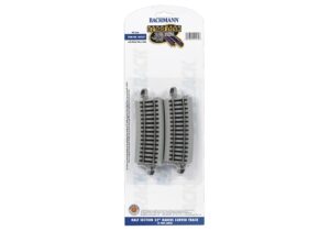 Bachmann USA 44532 Half Section 22' Radius Curved Track (4/Card) - HO Gauge
