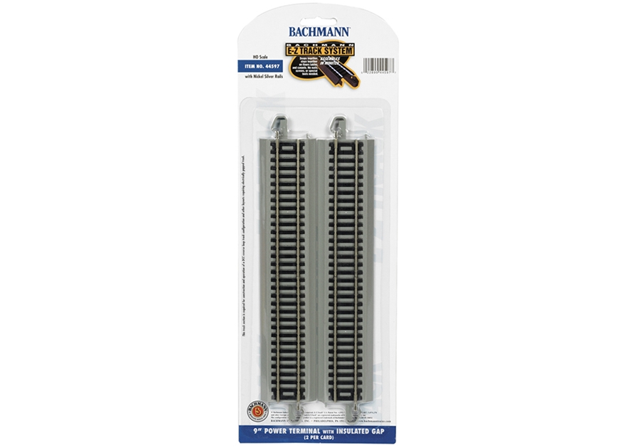 Bachmann USA 44597 9 Power Terminal with Insulated Gap (2/Card) - HO Gauge