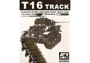 AFV Club PKAF35019 M3/M5/M8 Workable Track Links (T16) - 1:35 Scale