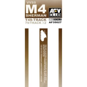 AFV Club PKAF35027 M4 Flexible Tracks (T49-79) - 1:35 Scale
