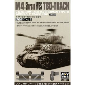 AFV Club PKAF35032 M4 Sherman HVSS Track (T80) - 1:35 Scale