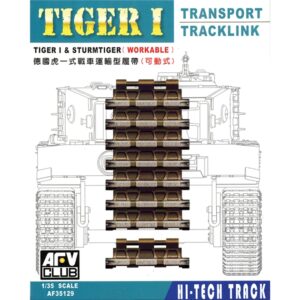 AFV Club PKAF35129 Tiger I Track Link Transport Type - 1:35 Scale