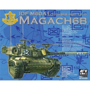 AFV Club PKAF35309 Israeli Army M60A1 Magach 6B Main Battle Tank - 1:35 Scale
