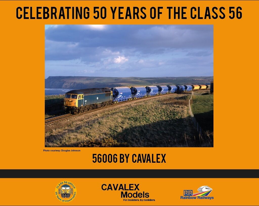 CAVALEX MODELS CM-56006-BRB(EWS)-SF CLASS 56 - 56006 in BR Blue (EWS Heritage) Livery OO Gauge DCC SOUND