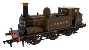 Rapido 810005 LB&SCR D1 0-4-2T - No. 614 - LB&SCR Lined Umber (Marsh) - OO Gauge (DCC Ready)