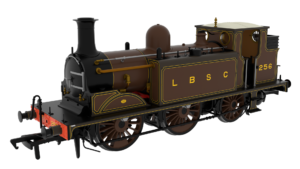 Rapido 810006 LB&SCR D1 0-4-2T - No. 256 - LB&SCR Lined Umber (Marsh) - OO Gauge (DCC Ready)