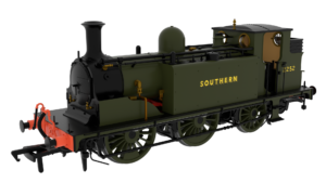 Rapido 810011 LB&SCR D1 0-4-2T - No. 2252 - Southern Railway Plain Olive Green 'Sunshine' Lettering - OO Gauge (DCC Ready)