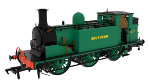 Rapido 810012 LB&SCR D1 0-4-2T - No. 2627 - Southern Railway Plain Malachite Green 'Sunshine' Lettering - OO Gauge (DCC Ready)