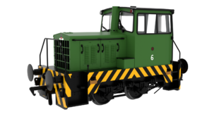 Rapido 949305 Thomas Hill Sentinel Rebuild 4wDH - Barrington Cement Works No. 6 'Mr. G' (Works No. 240v) - Green with Wasp Stripes - OO Gauge (DCC Ready)