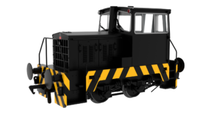 Rapido 949306 Thomas Hill Sentinel Rebuild 4wDH - Plain Black with Wasp Stripes - OO Gauge (DCC Ready)