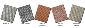 Metcalfe M0061 Roofing Tiles Building Sheets Multipack OO/HO Scale