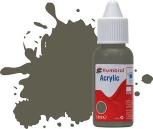 Humbrol DB0241 No.241 RLM 70 Schwarzgrun Matt Acrylic Paint Dropper Bottle 14ml