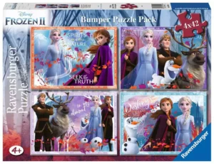 Ravensburger 05044 Disney Frozen 2 4 x 42 Piece Jigsaw Puzzle Bumper Pack