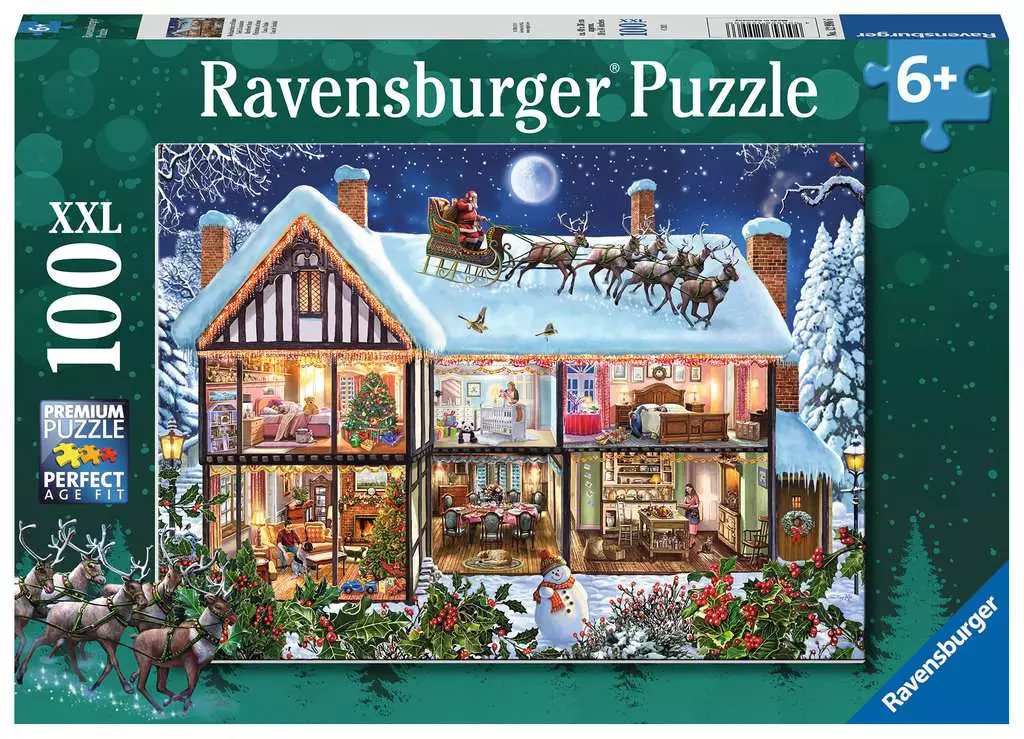 Ravensburger 12996 Christmas at Home 100 XXL Piece Jigsaw Puzzle