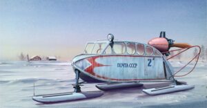 Trumpeter PKTM02355 Soviet Army NKL-6 Aerosan - 1:35 Scale