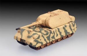 Trumpeter PKTM07446 German Army Panzer VIII Maus WWII Super Heavy Tank - 1:72 Scale