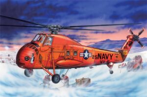 Trumpeter PKTM02886 US Navy UH-34D Seahorse Helicopter - 1:48 Scale