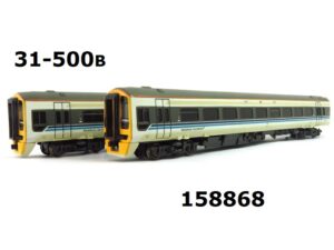 Bachmann 31-500AB Class 158 158868 2- Car DMU in Regional Railways Express OO Gauge PREOWNED
