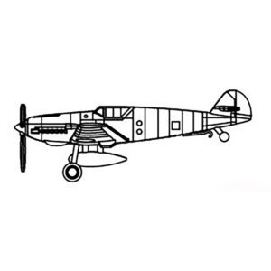 Trumpeter PKTM06279 German Me Bf 109T (Qty 6)  Aircraft Accessory Pack - 1:350 Scale