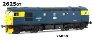 Heljan 2634P Class 26 26032 In Railfreight Grey Livery Large Logo Scottie Dog OO Gauge DCC FITTED, PREOWNED