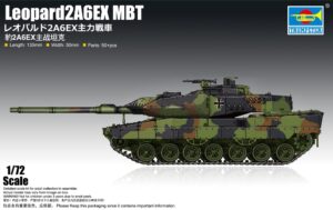 Trumpeter PKTM07192 German Army Leopard 2A6EX Main Battle Tank - 1:72 Scale