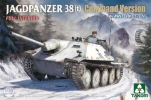 Takom PKTAK02181 German Army Jagdpanzer 38(t) Command Version Tank Destroyer - 1:35 Scale