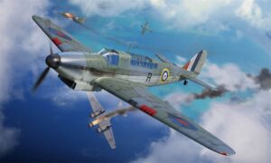 Trumpeter PKTM05823 British Royal Navy Fairey Fulmar Mk II WWII Fighter Aircraft - 1:48 Scale