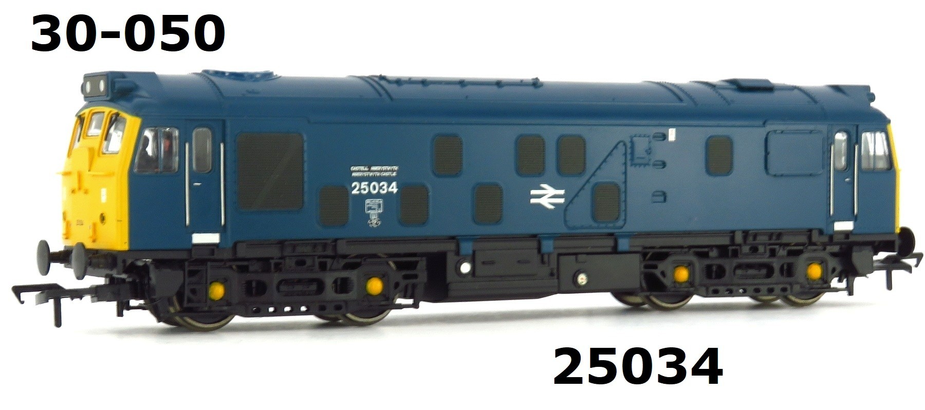 Bachmann 32-411P Class 25/2 D5233 in Two Tone BR Green Livery with Roof Headcode DCC READY OO Gauge PREOWNED