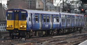 Revolution Trains RT-N-314-311DC Class 314 3-Car EMU 314209 ScotRail Saltire - N Gauge (DCC Ready)